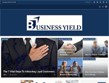 Tablet Screenshot of businessyield.com